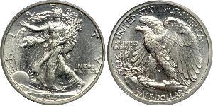 1/2 Долар США (1776 - ) Срібло 