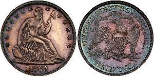 1/2 Долар США (1776 - ) Срібло 