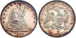 1/2 Долар США (1776 - ) Срібло 