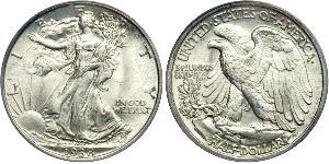 1/2 Долар США (1776 - ) Срібло 