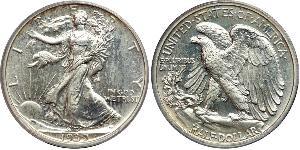 1/2 Долар США (1776 - ) Срібло 