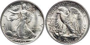 1/2 Долар США (1776 - ) Срібло 