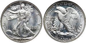 1/2 Долар США (1776 - ) Срібло 