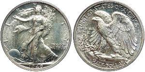 1/2 Долар США (1776 - ) Срібло 