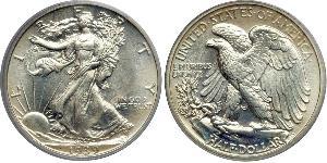 1/2 Долар США (1776 - ) Срібло 
