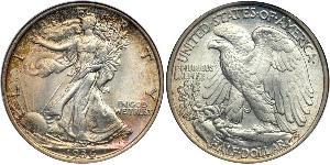 1/2 Долар США (1776 - ) Срібло 