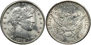 1/2 Долар США (1776 - ) Срібло 