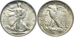 1/2 Долар США (1776 - ) Срібло 