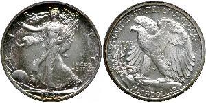 1/2 Долар США (1776 - ) Срібло 