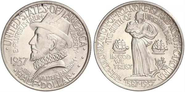 1/2 Долар США (1776 - ) Срібло 