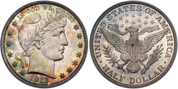1/2 Долар США (1776 - ) Срібло 