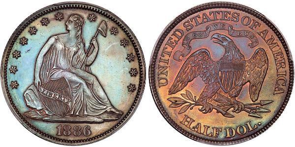 1/2 Долар США (1776 - ) Срібло 