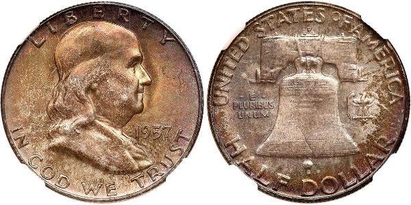 1/2 Долар США (1776 - ) Срібло Франклін Делано Рузвельт (1882-1945)