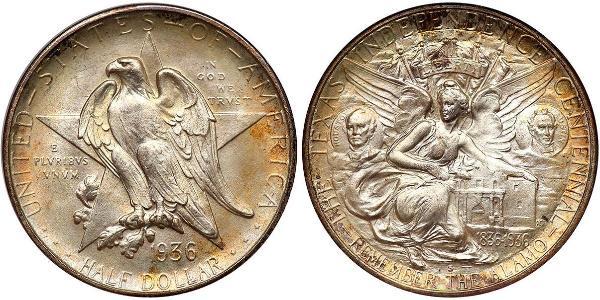 1/2 Долар США (1776 - ) Срібло 
