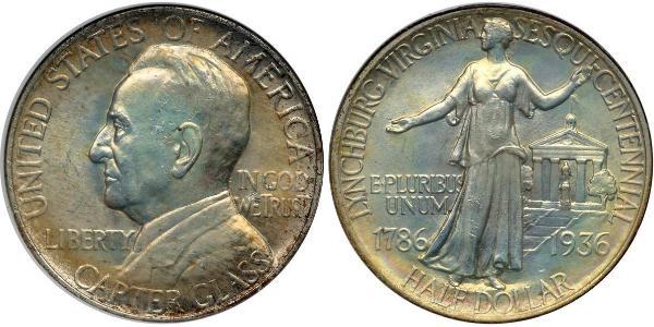 1/2 Долар США (1776 - ) Срібло 