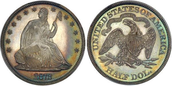 1/2 Долар США (1776 - ) Срібло 