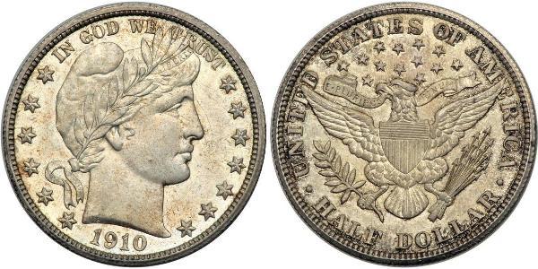 1/2 Долар США (1776 - ) Срібло 