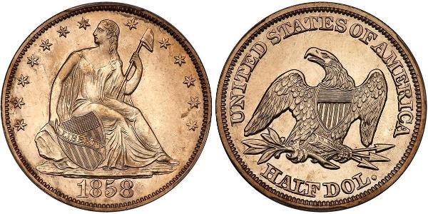 1/2 Долар США (1776 - ) Срібло 