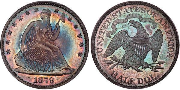 1/2 Долар США (1776 - ) Срібло 