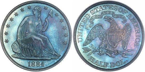 1/2 Долар США (1776 - ) Срібло 