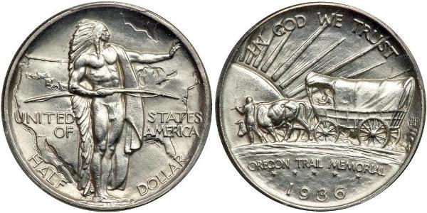 1/2 Долар США (1776 - ) Срібло 