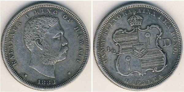 1/2 Долар США (1776 - ) Срібло 
