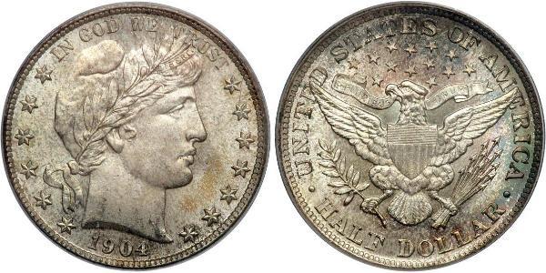 1/2 Долар США (1776 - ) Срібло 