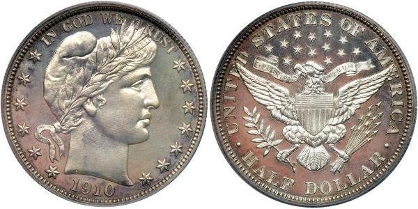 1/2 Долар США (1776 - ) Срібло 