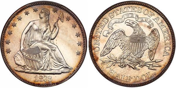 1/2 Долар США (1776 - ) Срібло 