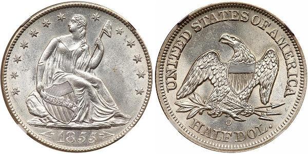 1/2 Долар США (1776 - ) Срібло 