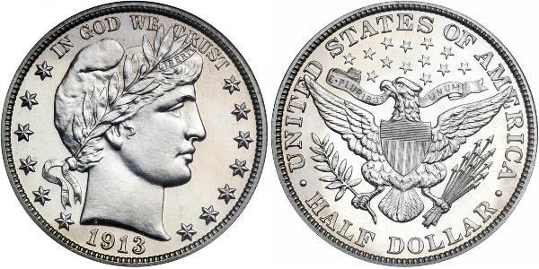 1/2 Долар США (1776 - ) Срібло 
