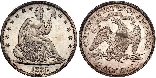 1/2 Долар США (1776 - ) Срібло 