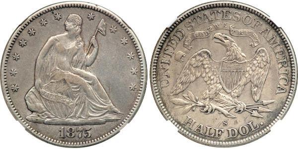 1/2 Долар США (1776 - ) Срібло 