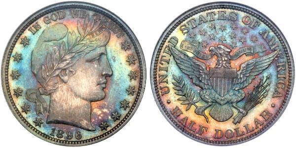 1/2 Долар США (1776 - ) Срібло 
