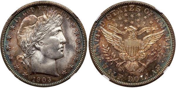 1/2 Долар США (1776 - ) Срібло 