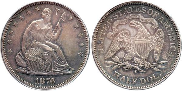 1/2 Долар США (1776 - ) Срібло 