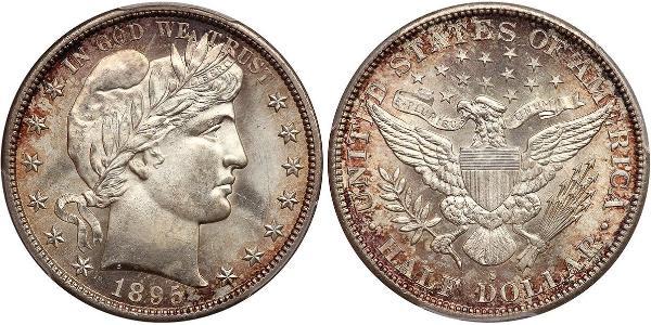 1/2 Долар США (1776 - ) Срібло 