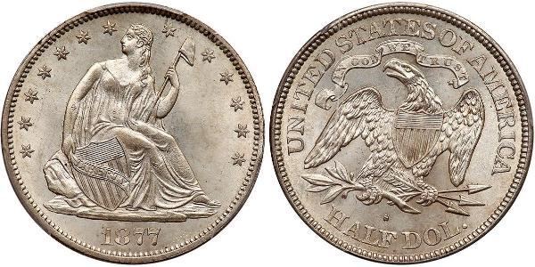 1/2 Долар США (1776 - ) Срібло 