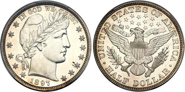 1/2 Долар США (1776 - ) Срібло 