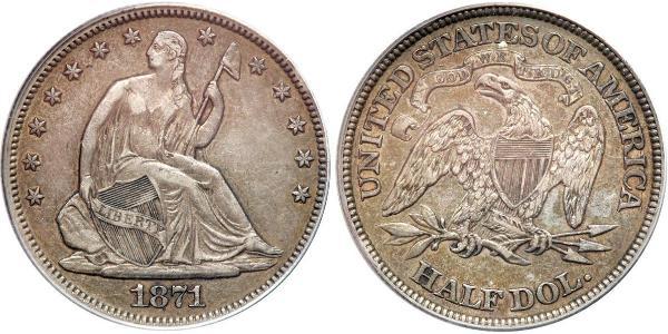1/2 Долар США (1776 - ) Срібло 
