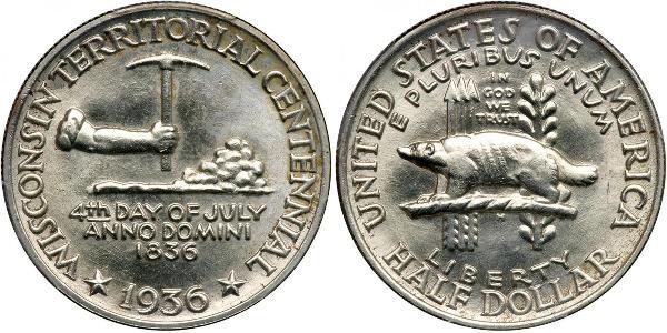 1/2 Доллар США (1776 - )  