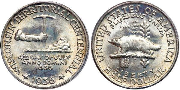 1/2 Доллар США (1776 - )  