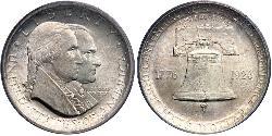 1/2 Доллар США (1776 - ) Серебро Джордж Вашингтон