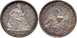 1/2 Доллар США (1776 - ) Серебро 