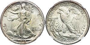 1/2 Доллар США (1776 - ) Серебро 