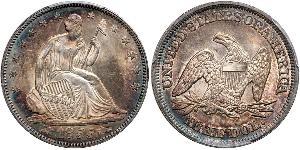 1/2 Доллар США (1776 - ) Серебро 