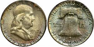 1/2 Доллар США (1776 - ) Серебро Франклин Делано Рузвельт (1882-1945)