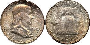 1/2 Доллар США (1776 - ) Серебро Франклин Делано Рузвельт (1882-1945)