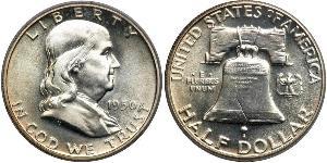 1/2 Доллар США (1776 - ) Серебро Франклин Делано Рузвельт (1882-1945)