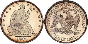 1/2 Доллар США (1776 - ) Серебро 
